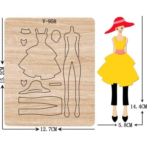 New wooden dies cutting dies for scrapbooking Thickness/15.8mm/Multiple sizes /V-958