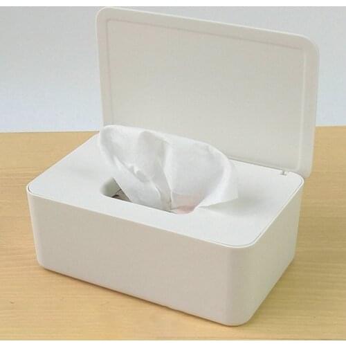 New Baby Non-slip Wet Wipes Dispenser Paper Towel Storage Box Container Mask Box Holder With Lid Three-layer Sealing Design