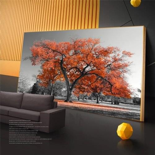 Landscape Tree Canvas Painting on the Wall Canvas Posters and Printed Art Pictures Bedroom Living Room Home Decoration Painting