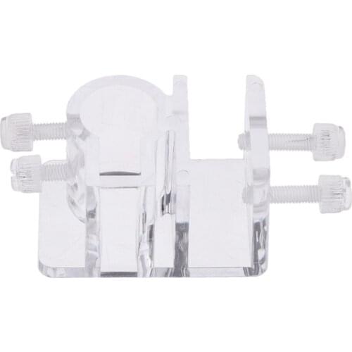 4x Clear Acrylic Aquarium Fish Tank Water Hose Pipe Clip Tube Clamp Holder