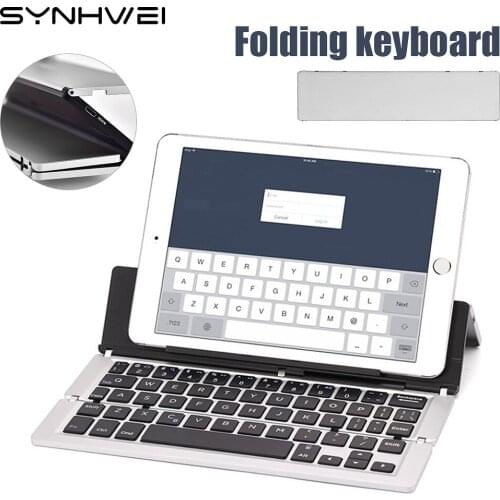 Foldable Wireless Bluetooth Keyboard For iPhone Samsung Huawei Xiaomi Tablet Mobile Phone iPad PC Computer Laptop Keyboard