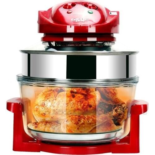 Oil-free and Smoke-free Air Fryer 10Llarge-capacity Household High Borosilicate Glass Pot French Fries Fried Chicken Smart Fryer