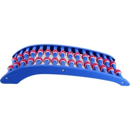 Magic Back Stretcher Lower Lumbar Support Spine Waist Lumbar Correction Relaxing Massage Relieve Pain With Magnetic Roller Pain