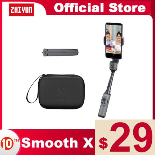ZHIYUN Official SMOOTH X Gimbal Palo Selfie Stick Phone Monopod Handheld Stabilizer for Smartphone iPhone Redmi Huawei Samsung