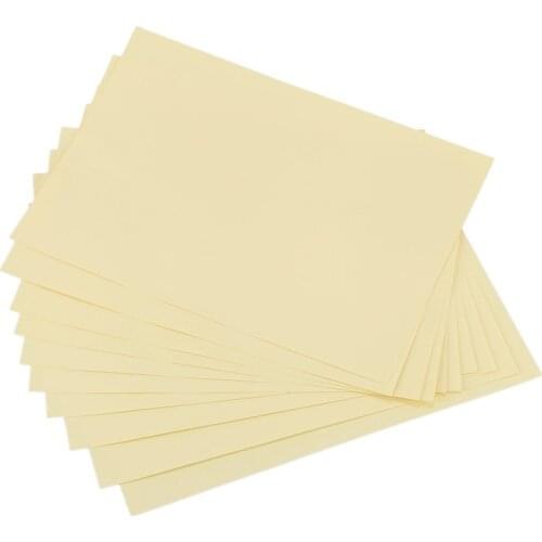 10 x A4 Clear Transparent Film Self Adhesive Sticker Paper For Laser Printer new