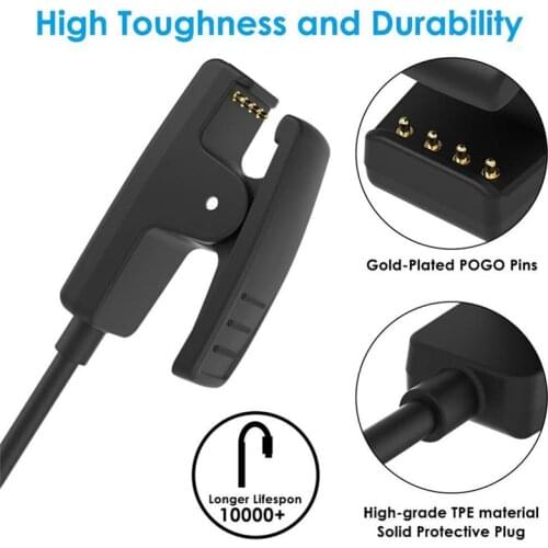 100pcs USB Charging Cable Charger Cables for Garmin Forerunner 735XT/735/235/230/630/645/S20 Accessory Wholesale Factory Direct