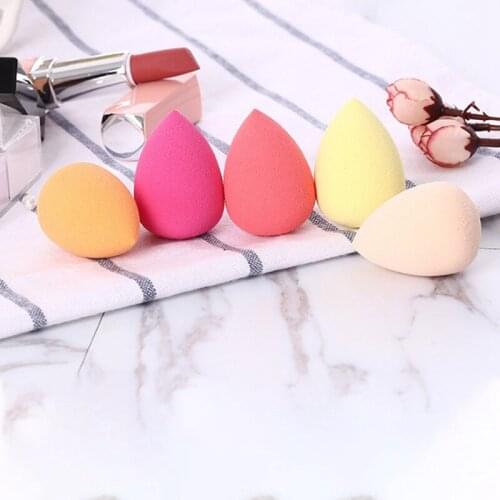 5pcs Cute Makeup Set Sponge Puff Blender Wet Dry Dual Use Concealer Foundation Cosmetics Beauty Tool Make Up Accessories