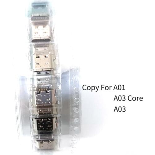 50PCS For Samsung Galaxy A01 A015F USB Charging Port Dock Plug Charger Connector Socket Repair Parts