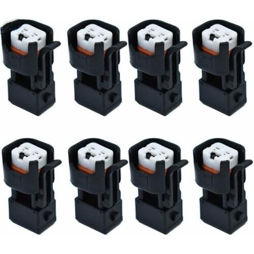 8x Fuel Injector Connector Adapter LS1 EV1 to EV6 EV14 USCAR LS2 LS3 LSX LT1