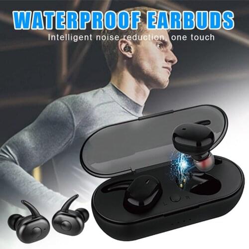 Wireless Waterproof Communication Earphone Noise Cancelling Earbuds Support Wireless Charging ND998