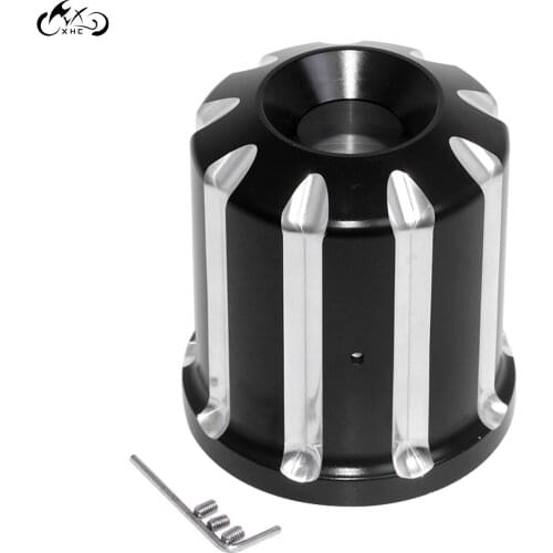 Black Motorcycle Oil Filter Cover Cap Trim CNC Aluminum For Harley Breakout FXSB Dyna FXD