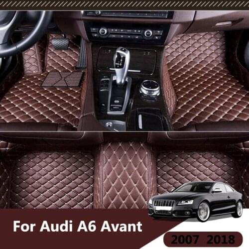 For Audi A6 Avant 2018 2017 2016 2015 2014 2013 2012 2011 2010 2009 2008 2007 Car Floor Mats Carpets Floorliners Rugs Decor