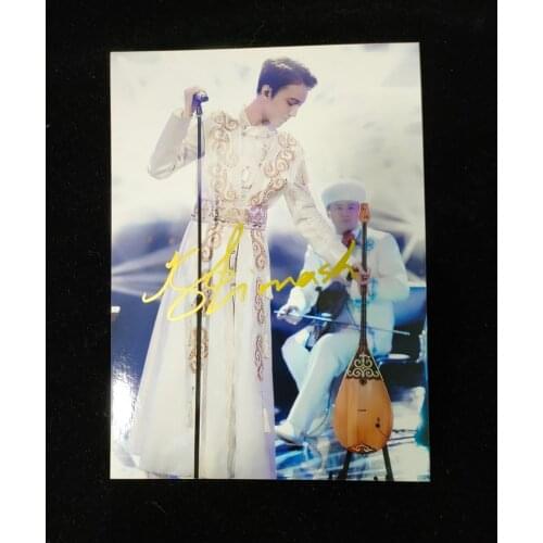 Dimash Kudaibergen Autographed Photo Signed Picture 5*7 GIFTS COLLECTION 062021A