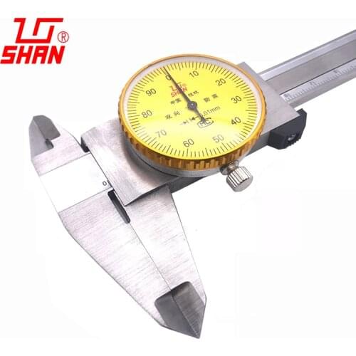 Dial calipers 0.01mm High precision stainless steel vernier with table caliper 0-150 0-200 0-300 mm caliper dial vernier caliper