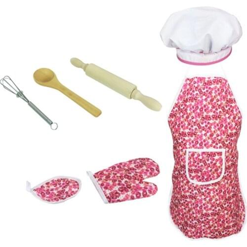 Kitchen Toys Simulation Cooking Baking Girls Pretend Role Play Kit Food Kid Toddler Girls Mini Pretend Play Costume