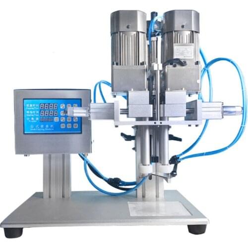 Desktop Automatic Capping Machine Trigge Cap Capper Twist Sealing Plastic Glass Dropper Spout Pouch Bottle Capping Machine