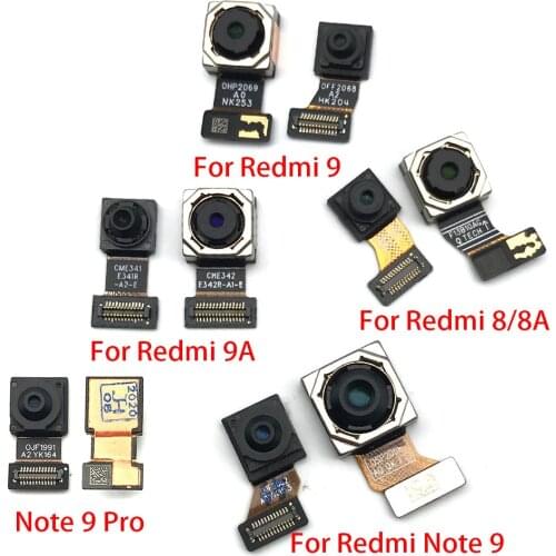 New Back Rear Camera Module Flex Cable +Front Facing Camera Replacement For Xiaomi Redmi 8 8A 9A Note 9 Pro