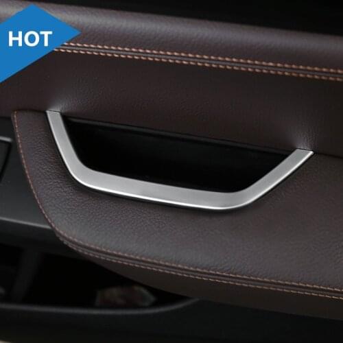 ABS Inner Drivers Door Armrest Storage Box Frame Cover For BMW X3 F25 2011-2017 Car accesories interior Car decoration