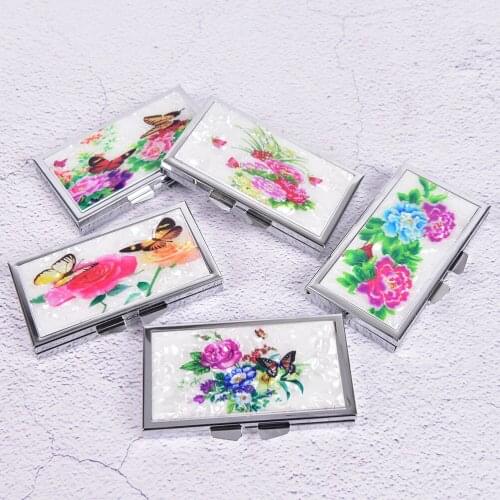 Portable 7 Grid Folding Pill Case Container For Medicines Organizer Pill Box Cutter Splitters Pastilleros Pildoras Estuche