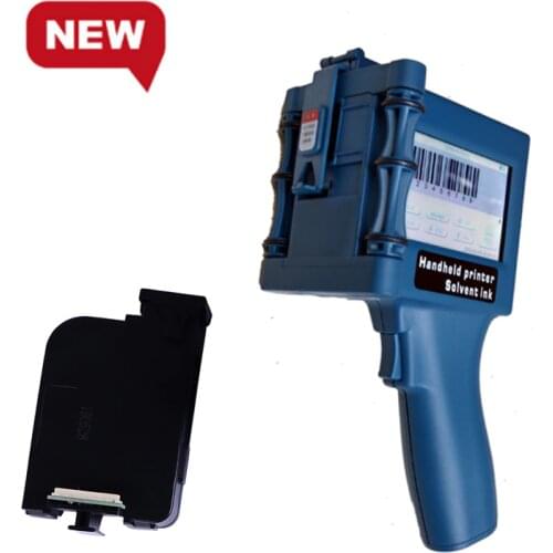 Portable Handheld Label Printer Ink Jet Sticker Printer with Ink Cartridge for Plastic Bag Cartons Box Card Glass Bill Wood Wall