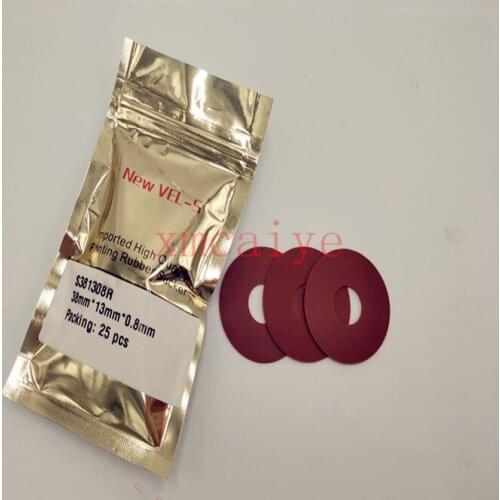 100 PCS high quality red color rubber sucker for SM102 CD102 SM74 printing machine with durable size 38*13 *0.8mm