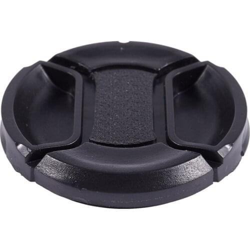 Retail Univeral 49mm Center Pinch Front Lens Cap for DSLR Camera