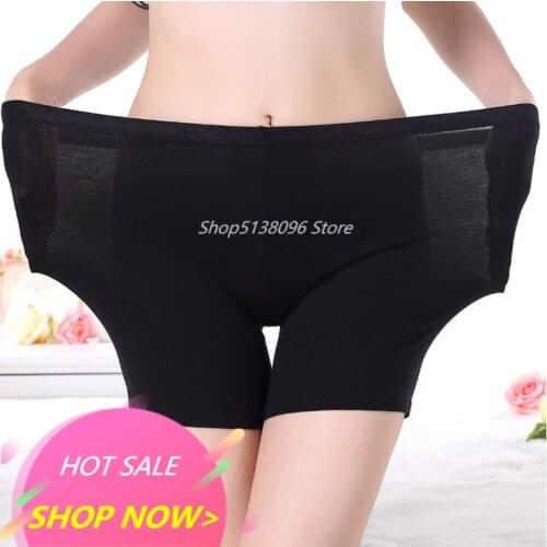 Soft and comfortable cotton material boxer shorts safety pants for women panties plus big size high waist ladies' underwear