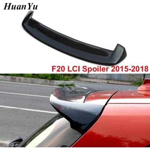 Carbon Fiber 3D style F20 F21 LCI Rear Spoiler for BMW 1 series Gloss Black Trunk Boot Lip Wings 118i 135i 2015-2018