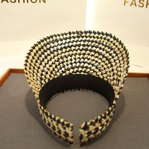 Color Matching Women Straw hat Visor Caps Empty Top Sun hats Protection Outdoor Sports Fishing Beach Hat Wholesale Dropshipping