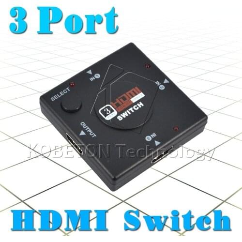 1pcs HDMI-compatible Divider Switch 3 Port Switcher Splitter 3 in 1 out Selector Adapter For PS3 PS4 Smart TV for Xbox 360 Game