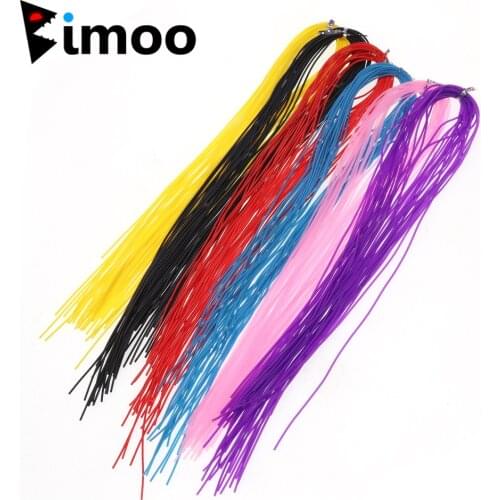 1Pack 1mm Round Silicone Rubber String Fly Tying Legs Fishing Jig Lure Skirts Material