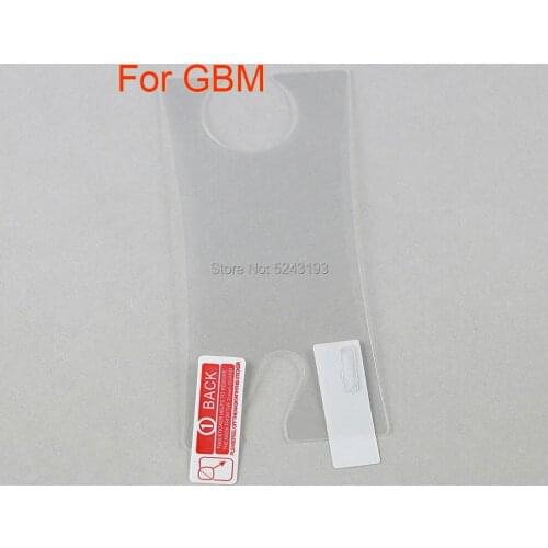 2sets/lot For Gameboy Micro Clear Screen Protector Cover LCD Screen Protector Film + Clean Cloth For GBM
