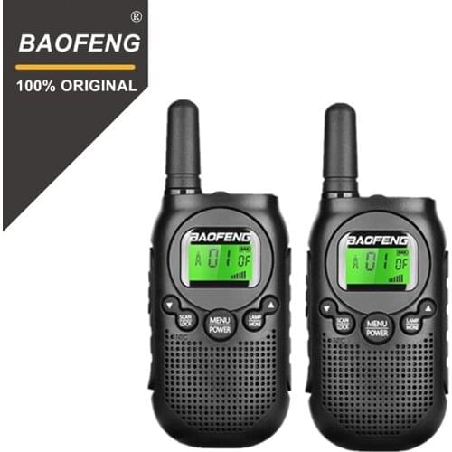 2pcs Newest License Free BAOFENG Two Way Radio BF-T6 Toy Walkie Talkie T6 Mini Kids Woki Toki