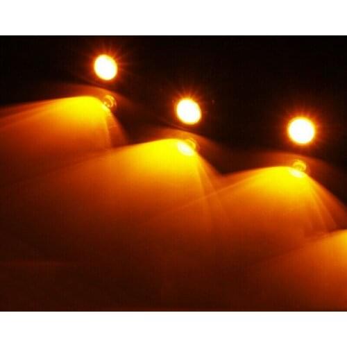 3pcs/set Car Led Lights For Ford F-150 Raptor Grille Style Lamps Kit Amber LED Bulbs Truck Upgrade Accessories Amber