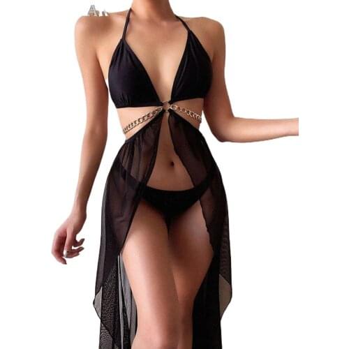 AMEKAR Black Swimwear