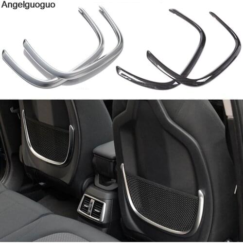 Angelguoguo ABS For BMW X1 F48 2016-2017 / 2 Series 218i F45 F46 2015-2017 Rear seat Back Net Frame Cover Trim Auto Parts