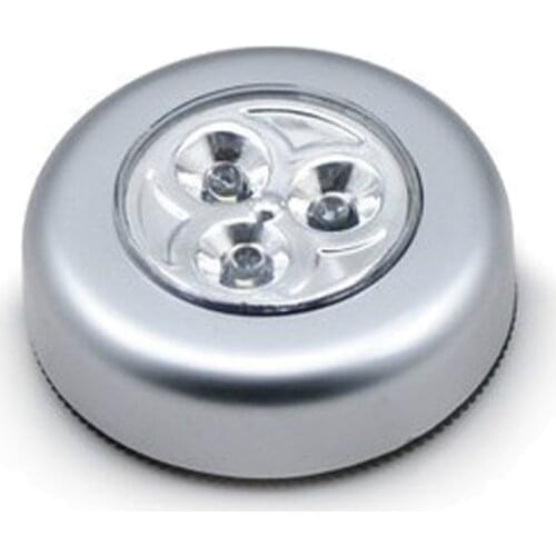 Wireless Battery Operated Touch Activated LED Light On/Off Bright White, Ideal for Closets, Cabinets, Attic, Garage and More