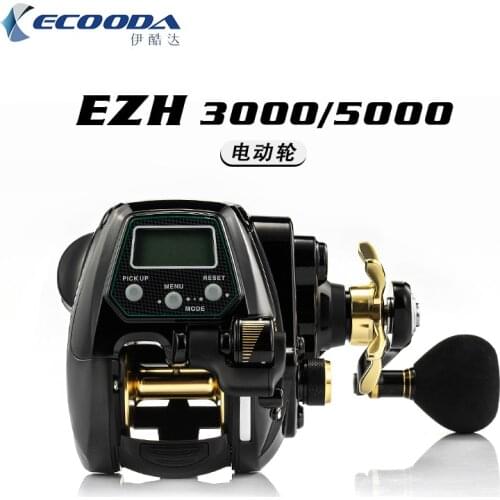 Original nova marca ezh 3000 5000 carretel elétrico 8-15kg arrastar carretel de pesca barco a motor 10 + 1bb elétrico carretel d