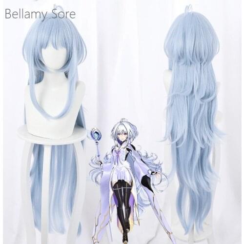 Fate Grand Order Merlin Cosplay hair wigs+Wig cap