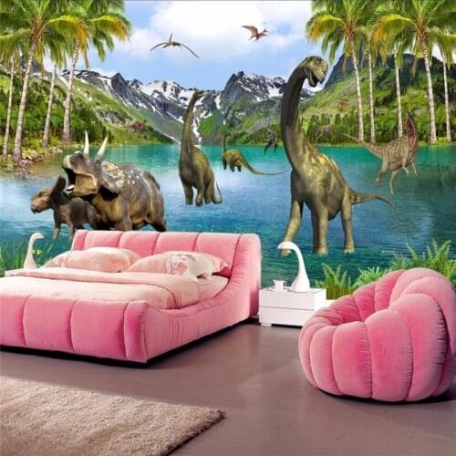 Beibehang Custom Photo Wallpaper 3D Stereo Large Murals era dinosaurs living room sofa bed bedroom mural wall papers home decor