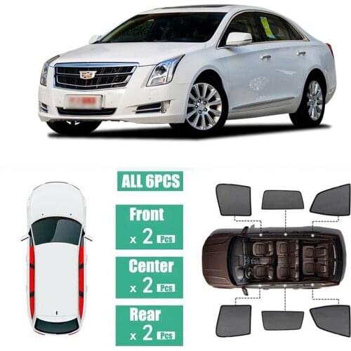 Side Windows Magnetic Sun Shade UV Protection Ray Blocking Mesh Visor Fit For Cadillac XTS