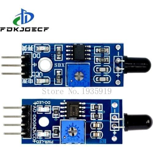 LM393 3 Pin / 4 Pin IR Flame Detection Sensor Module Fire Detector Infrared Receiver Module for arduino Diy Kit