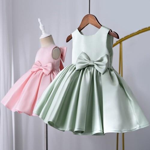 New Princess Flower Girl Dress Summer Tutu Wedding Birthday Party Kids Dresses For Girls Children Costume Teenager Prom Designs