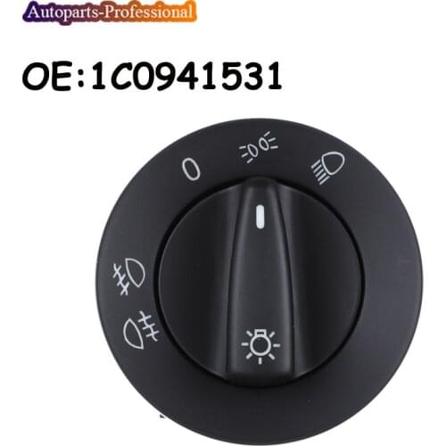 New Car Headlight Control Switch Fog Light Knob For Volkswagen Passat B5 B5.5 Golf Bora J etta 1C0941531 1C0941531A