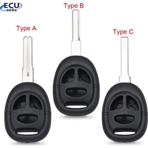 Replacement Car Key Shell Housing 3 Types Uncut Blade Cover Smart Remote Car Key Case For SAAB 9-3 9-5 93 95 3 Buttons