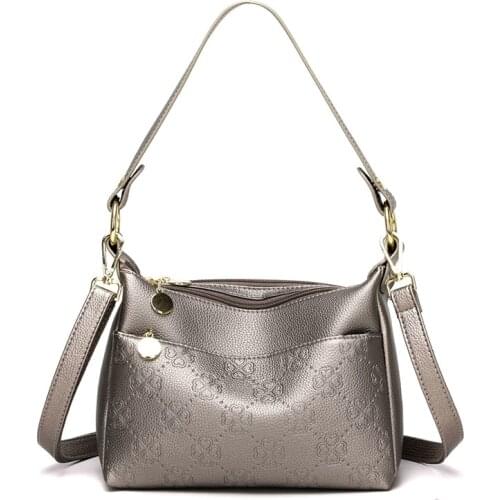 Soft leather womens bag 2021 Large Capacity Shoulder bags Fashion trends Bags ladies 4 colors Casual small cross body bag woman