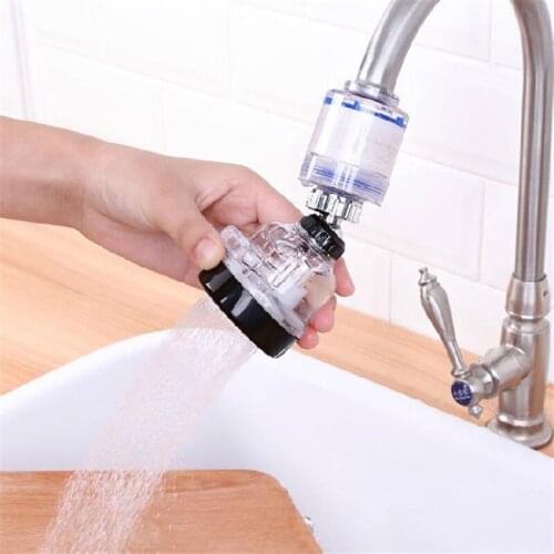 Upgrade Water Tap Filter Conbination 360° Faucet Rotation Extension Rod Multi-functional Water Purification Set Househlod Faucet