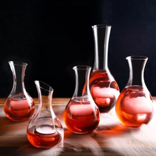 Japanese Iced Wine Bottle Household Wine Glass Sake Bottle White Wine Dispenser Glass Creative Personality Red Wine Decanter