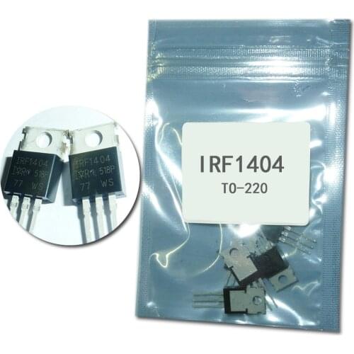 10PCS IRF1404 IRF1404PBF TO-220 channel field-effect 40V 202A 333W Mosfet new original