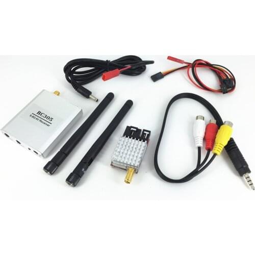5.8Ghz 200mW 8 Channel Image Transmission FPV Wireless Transmitter Receiver TS351 RC305 for FPV Camera Transmission
